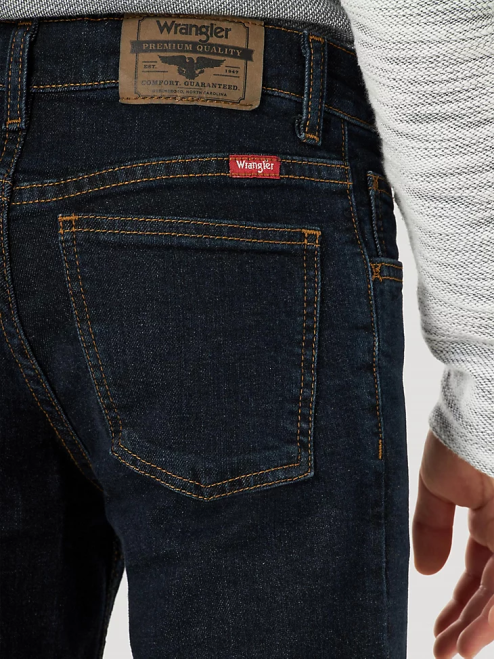 Wrangler Clothing Deep Indigo (5WNBWDG) Boys Five Star Flex Bootcut Jean 8V2H958
