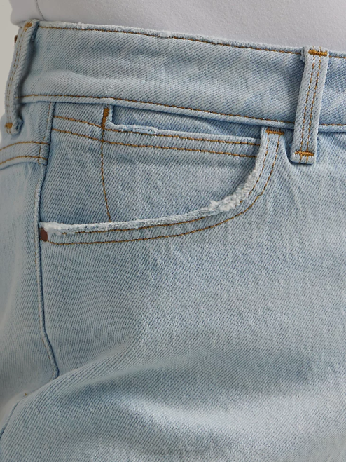 Wrangler Clothing Dream Blue (112333794) Women High Rise Mid Thigh Short 8V2H825