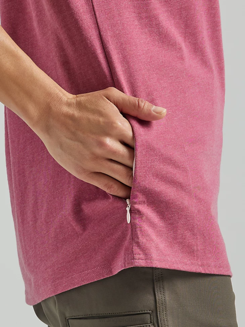 Wrangler Clothing Dry Rose (112325043) Women RIGGS Workwear Short Sleeve Performance T-Shirt 8V2H879