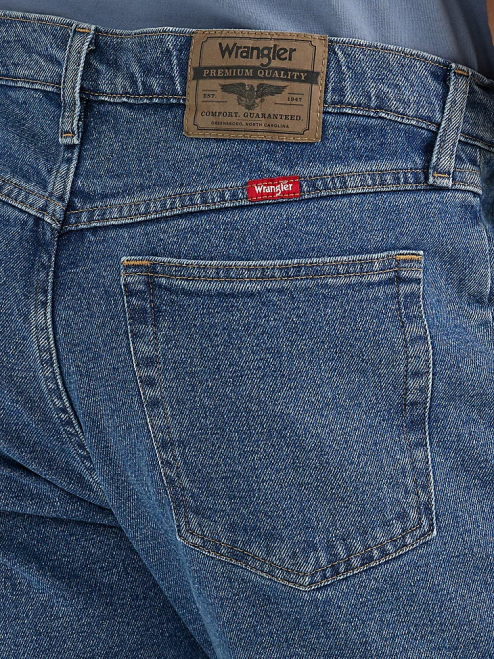 Wrangler Clothing Dusk Blue (96FXVDB) Men Five Star Premium Denim Flex For Comfort Regular Fit Jean 8V2H138