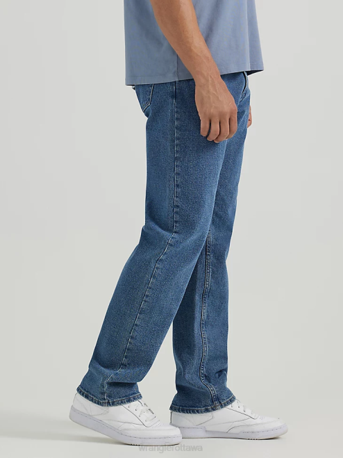 Wrangler Clothing Dusk Blue (96FXVDB) Men Five Star Premium Denim Flex For Comfort Regular Fit Jean 8V2H138