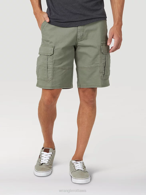 Wrangler Clothing Dusty Olive (10ZM6ACDO) Men Authentics Stretch Cargo Short 8V2H556