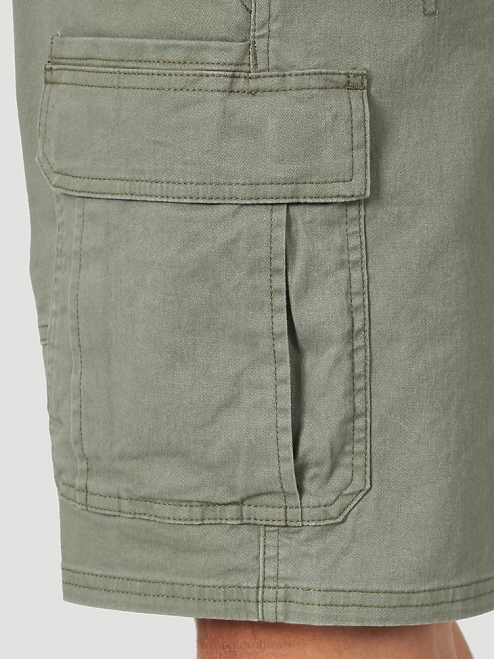 Wrangler Clothing Dusty Olive (10ZM6ACDO) Men Authentics Stretch Cargo Short 8V2H556