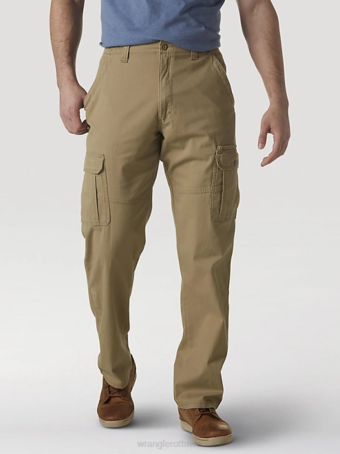 Wrangler Clothing Elmwood (70ABWEW) Men Five Star Premium Relaxed Fit Flex Cargo Pant 8V2H219