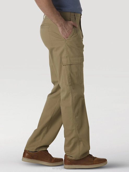 Wrangler Clothing Elmwood (70ABWEW) Men Five Star Premium Relaxed Fit Flex Cargo Pant 8V2H219