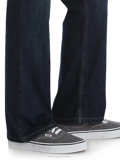 Wrangler Clothing Fresh Indigo (6BRLWFS) Boys Five Star Classic Stretch Bootcut Jean 8V2H997