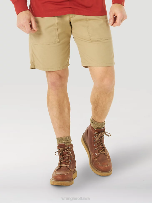 Wrangler Clothing Golden Khaki (3W341GK) Men RIGGS Workwear Regular Fit Work Short 8V2H663