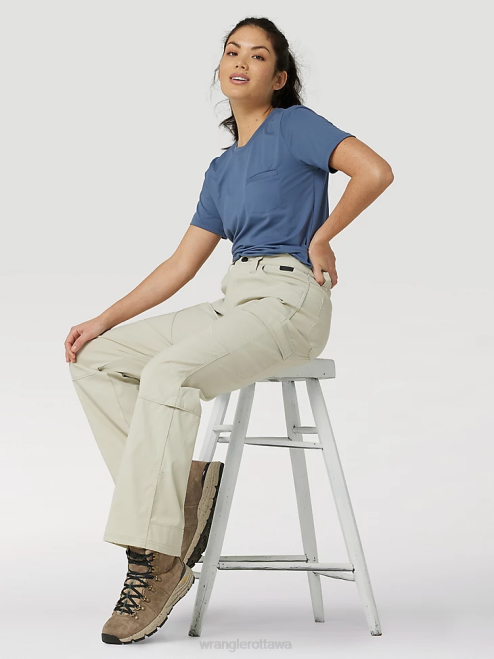 Wrangler Clothing Golden Khaki (3WF60GK) Women RIGGS Workwear Ripstop Ranger Cargo Pant 8V2H820