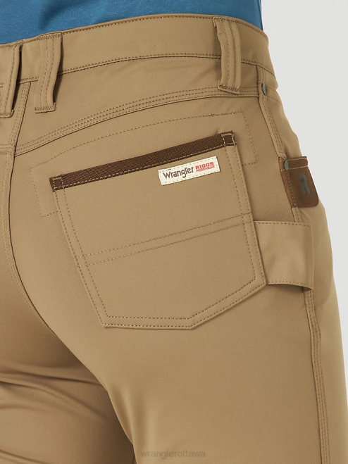 Wrangler Clothing Golden Khaki (3WF60GK) Women RIGGS Workwear Ripstop Ranger Cargo Pant 8V2H820