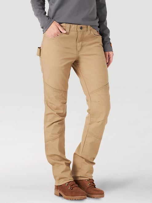 Wrangler Clothing Golden Khaki (3WF60GK) Women RIGGS Workwear Ripstop Ranger Cargo Pant 8V2H820