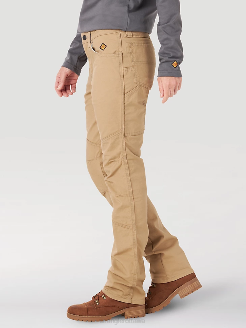 Wrangler Clothing Golden Khaki (3WF60GK) Women RIGGS Workwear Ripstop Ranger Cargo Pant 8V2H820
