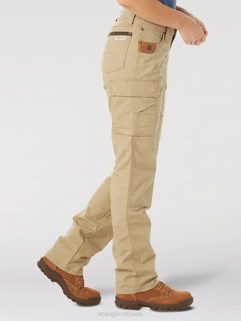 Wrangler Clothing Golden Khaki (3WF60GK) Women RIGGS Workwear Ripstop Ranger Cargo Pant 8V2H820