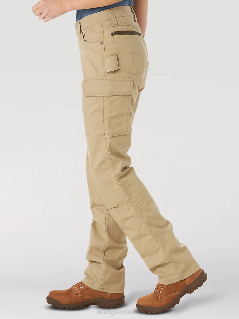 Wrangler Clothing Golden Khaki (3WF60GK) Women RIGGS Workwear Ripstop Ranger Cargo Pant 8V2H820