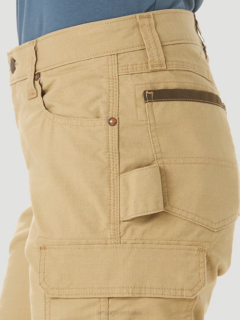Wrangler Clothing Golden Khaki (3WF60GK) Women RIGGS Workwear Ripstop Ranger Cargo Pant 8V2H820