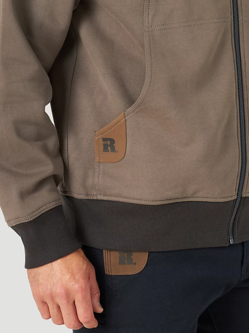 Wrangler Clothing Granite Grey (3W196GY) Men RIGGS Workwear Tough Layers Full Zip Work Hoodie 8V2H508