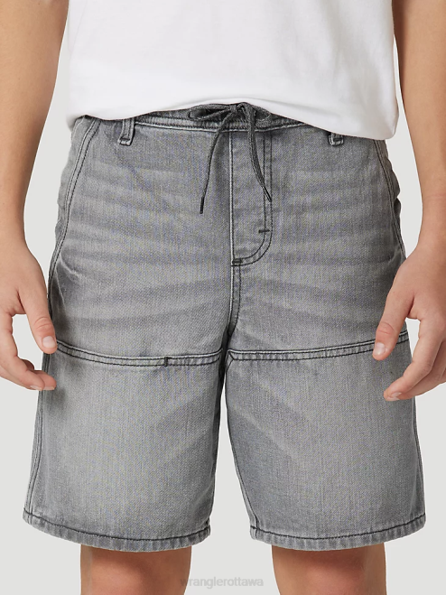 Wrangler Clothing Grey (112317195) Boys Relaxed Fit Skater Short 8V2H1020