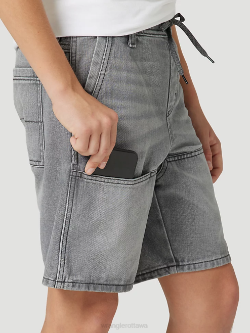 Wrangler Clothing Grey (112317195) Boys Relaxed Fit Skater Short 8V2H1020