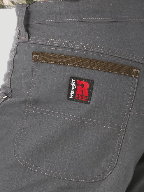 Wrangler Clothing Grey (3W341GY) Men RIGGS Workwear Regular Fit Work Short 8V2H664