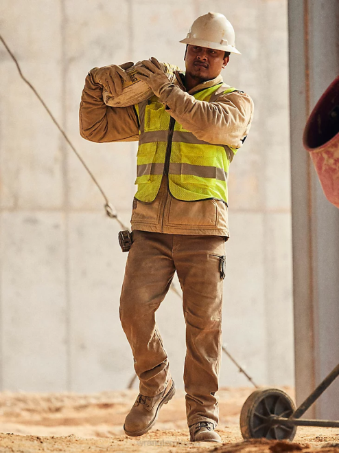 Wrangler Clothing Grey Pinstripe (112325410) Men RIGGS Workwear Utility Relaxed Short 8V2H674