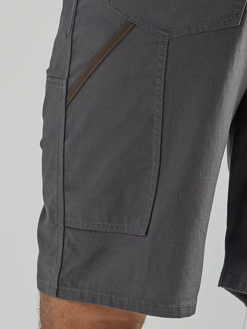 Wrangler Clothing Grey Pinstripe (112325410) Men RIGGS Workwear Utility Relaxed Short 8V2H674