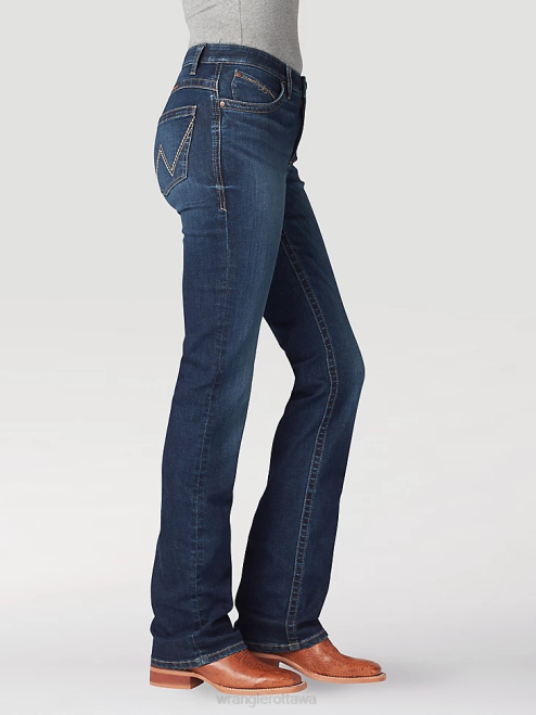 Wrangler Clothing Hallie (112321431) Women Ultimate Riding Jean Willow 8V2H788