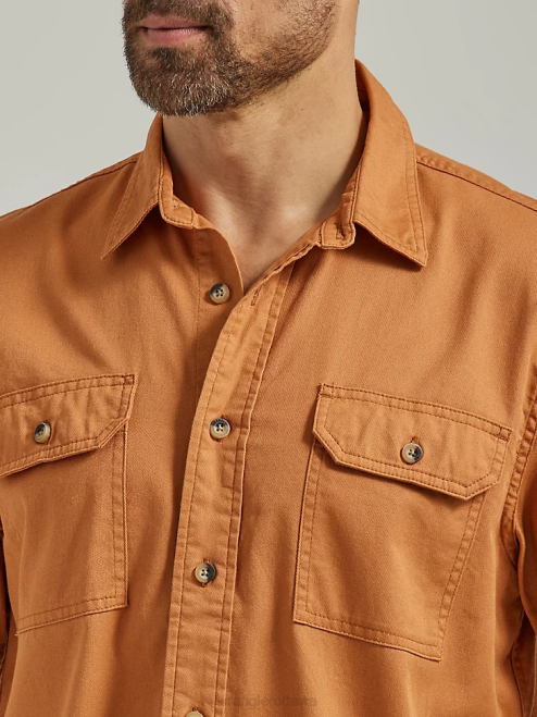 Wrangler Clothing Hazel (112330921) Men Epic Soft Flex Twill Shirt 8V2H355