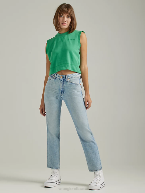 Wrangler Clothing Honolua (112334569) Women Wild West 603 High Rise Straight Jean 8V2H765