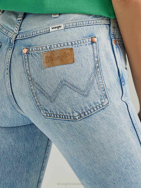 Wrangler Clothing Honolua (112334569) Women Wild West 603 High Rise Straight Jean 8V2H765