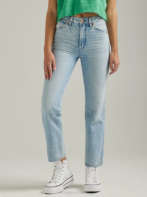 Wrangler Clothing Honolua (112334569) Women Wild West 603 High Rise Straight Jean 8V2H765