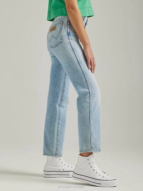Wrangler Clothing Honolua (112334569) Women Wild West 603 High Rise Straight Jean 8V2H765