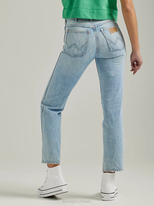 Wrangler Clothing Honolua (112334569) Women Wild West 603 High Rise Straight Jean 8V2H765