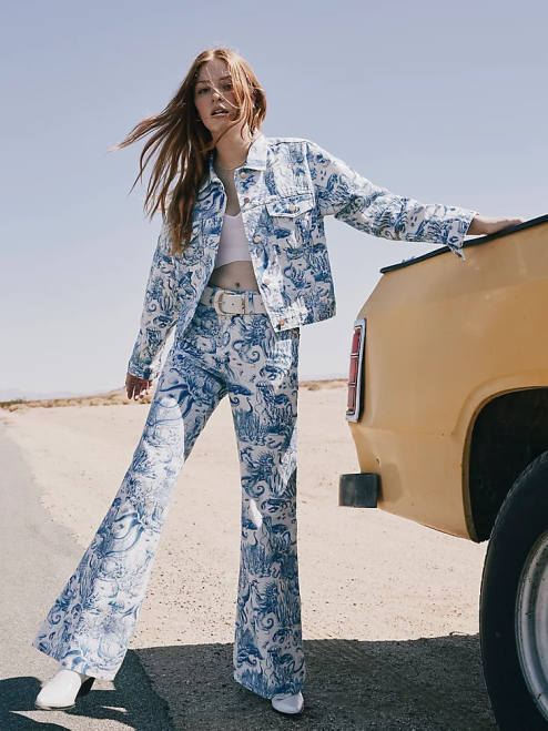 Wrangler Clothing Icy Shade (112333571) Women Western Crop Shacket 8V2H856