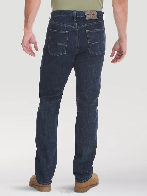 Wrangler Clothing Indigo Dark (10ZM100ID) Men Authentics Regular Fit Flex Jean 8V2H126