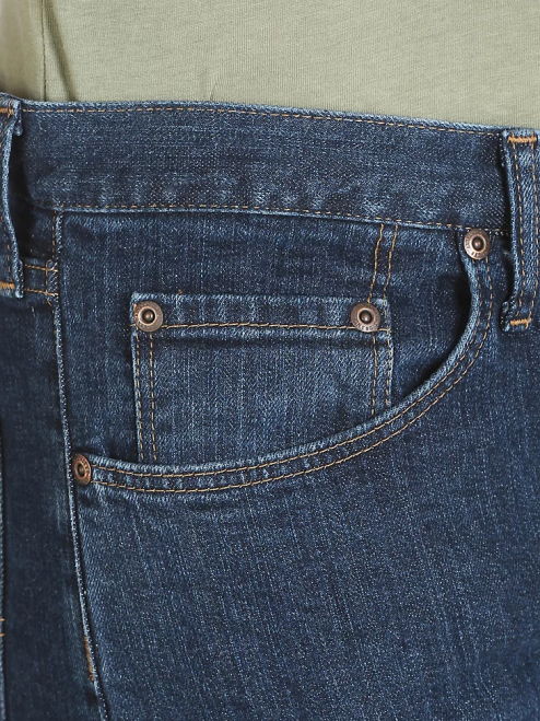 Wrangler Clothing Indigo Dark (10ZM100ID) Men Authentics Regular Fit Flex Jean 8V2H126