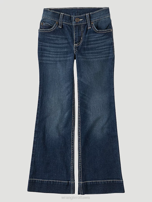 Wrangler Clothing Jenna (112321497) Girls Wide Leg Trouser Jean 8V2H1057
