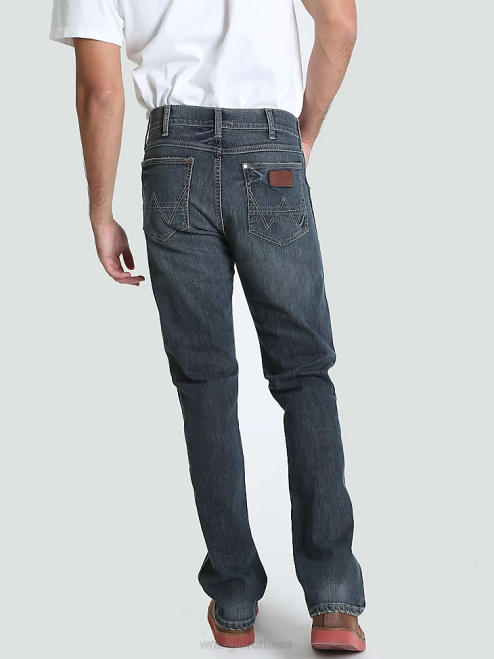 Wrangler Clothing Jerome (88MWZJM) Men Retro Slim Fit Straight Leg Jean 8V2H32