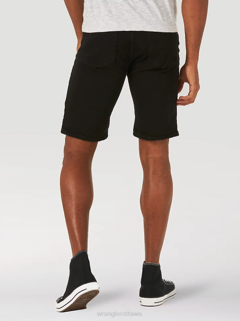 Wrangler Clothing Jet Black (10ZM2S0JB) Men Authentics Relaxed Jean Short 8V2H588