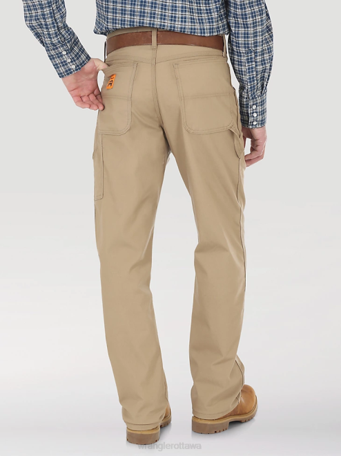 Wrangler Clothing Khaki (10FR3W02K) Men RIGGS Workwear FR Flame Resistant Carpenter Pant 8V2H265