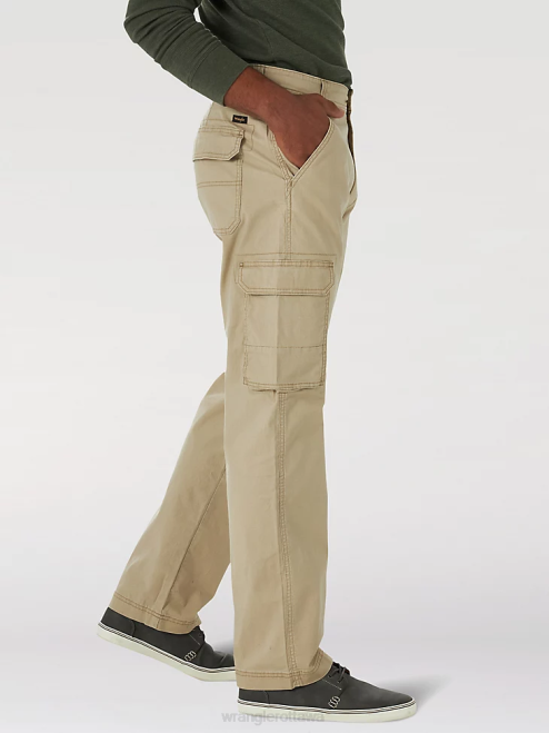 Wrangler Clothing Khaki (10MGW90KH) Men Cargo Pant 8V2H212