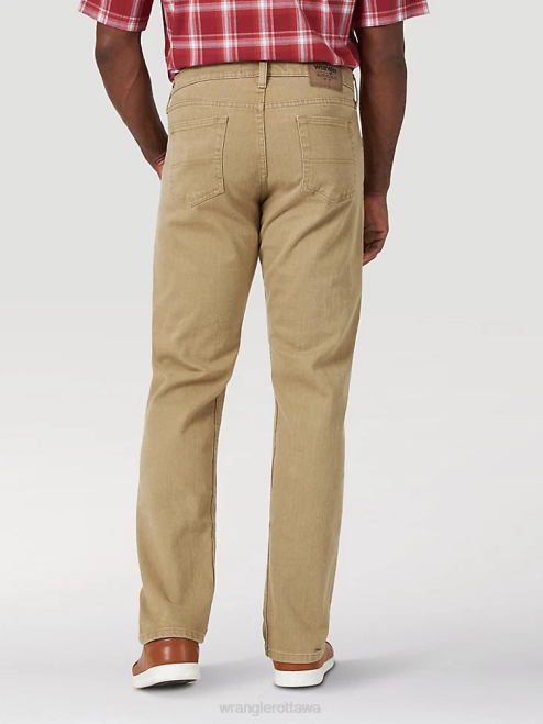 Wrangler Clothing Khaki (10ZM100KF) Men Authentics Regular Fit Flex Jean 8V2H130