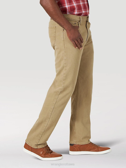 Wrangler Clothing Khaki (10ZM100KF) Men Authentics Regular Fit Flex Jean 8V2H130