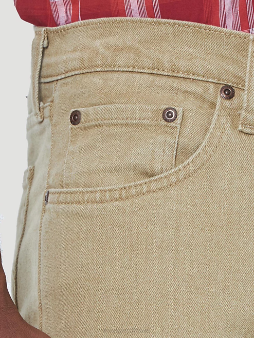 Wrangler Clothing Khaki (10ZM100KF) Men Authentics Regular Fit Flex Jean 8V2H130