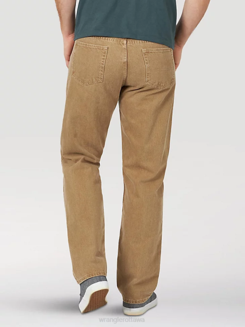 Wrangler Clothing Khaki (10ZM200CK) Men Authentics Relaxed Fit Cotton Jean 8V2H114