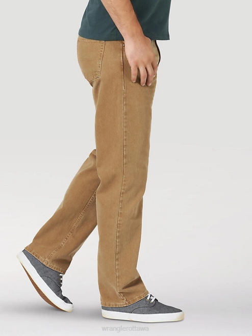 Wrangler Clothing Khaki (10ZM200CK) Men Authentics Relaxed Fit Cotton Jean 8V2H114
