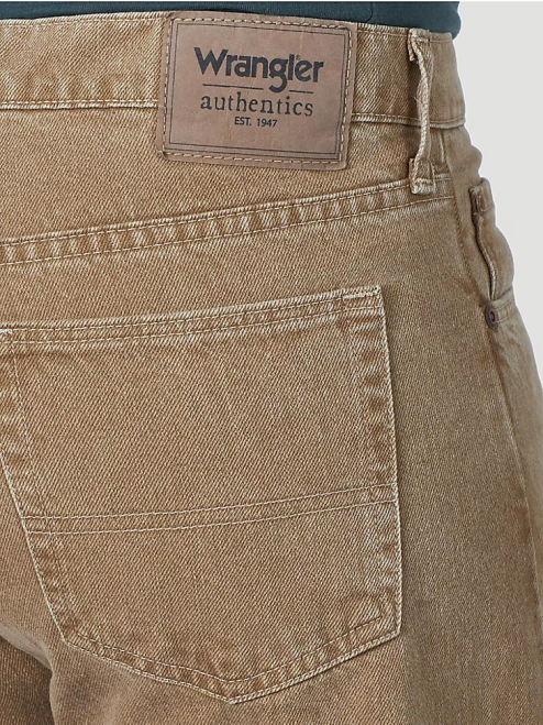 Wrangler Clothing Khaki (10ZM200CK) Men Authentics Relaxed Fit Cotton Jean 8V2H114