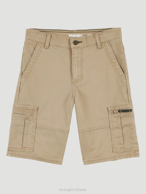 Wrangler Clothing Khaki (4RMHWKH) Boys Comfort Flex Cargo Short 8V2H995