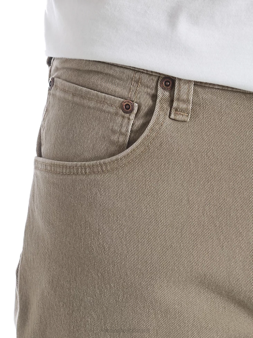 Wrangler Clothing Khaki (96FXVKH) Men Five Star Premium Denim Flex For Comfort Regular Fit Jean 8V2H142