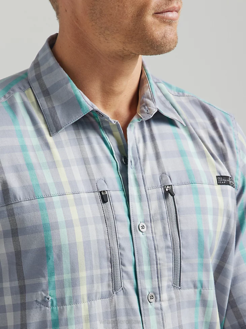 Wrangler Clothing Kure Plaid (112333873) Men ATG By Horizon Plaid Shirt 8V2H652