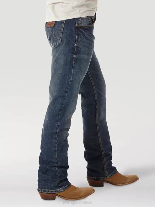Wrangler Clothing Layton (WLT77LY) Men Retro Slim Fit Bootcut Jean 8V2H2