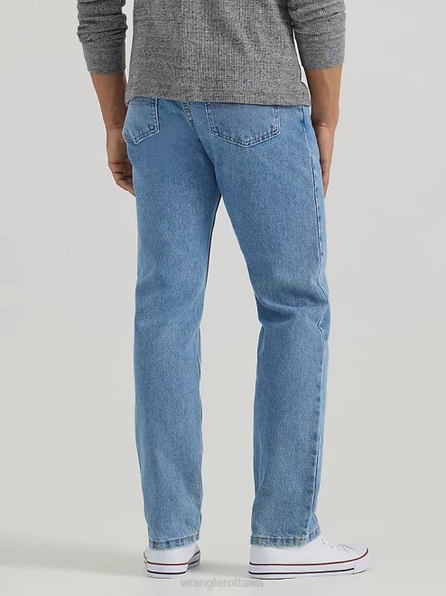 Wrangler Clothing Light Stonewash (10ZM100LS) Men Authentics Regular Fit Cotton Jean 8V2H148